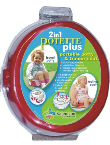 STYLE 2730 - POTETTE PLUS - Red - Open: 9.875"L x 8.75"W x 4.875"H Flat:  9.125" L x 8.75"W x 2.75"H                Trainer Seat:  14.25"L x 8.75"W x 2.75