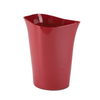 Umbra Orvino Melamine Waste Can, Red