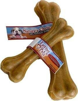 6.5" Pressed Rawhide Bone