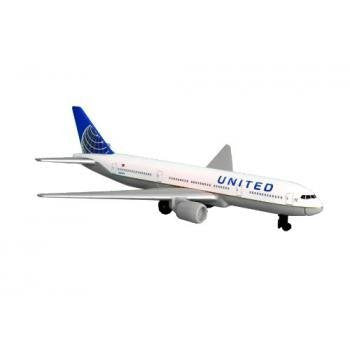 United Airlines 777 airplane toy plane, RT6266