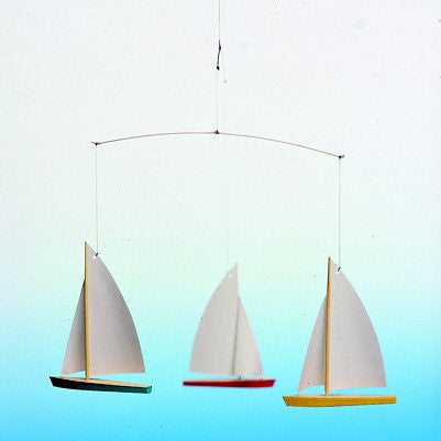 Flensted Mobiles Nursery Mobiles, 3 Dinghy Regatta