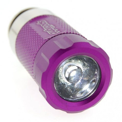 Spotlight Turbo 12V Emergency LED Flashlight - Plum Purple