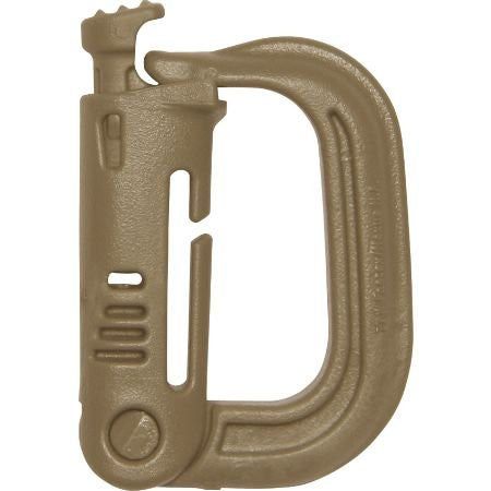 GRIMLOC Locking D-Ring (Pack of 4)  (Khaki)