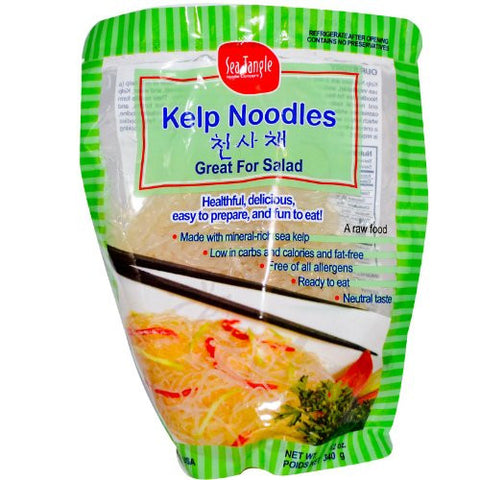 Sea Tangle Noodle, Kelp Noodles, 12 oz (340 g)