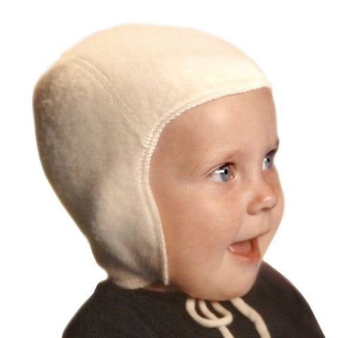 BABY CAP - NO LACE - White 0-3 Months