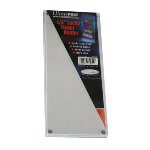 Ultra Pro Screwdown 3-1/2" x 8-1/4" Lucite Ticket Holder