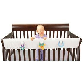 Leachco Easy Teether XL - Crib Rail Cover For Convertible Cribs - White