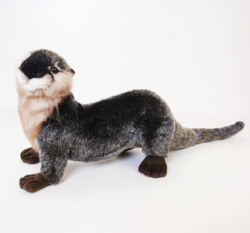 Hansa River Otter Stuffed Plush Animal, Laying