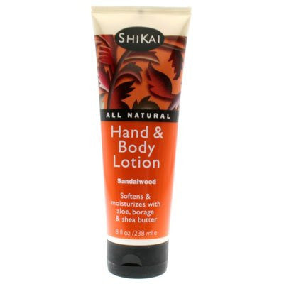 ShiKai Hand & Body Lotion, Sandalwood, 8-Ounces (Pack of 3)