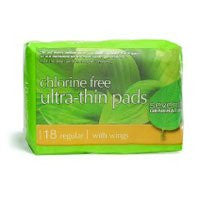 Seventh Generation Pads, Ultra-Thin, Super Long, with Wings, 16 pads (Pack of 6)