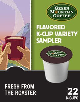 Green Mountain Coffee® Flavored Variety Coffee K-Cup® Packs, 22/Bx