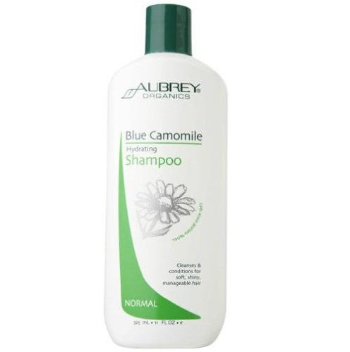 Aubrey Organics Blue Camomile Hydrating Shampoo, 11-Ounce Bottles (Pack of 2)