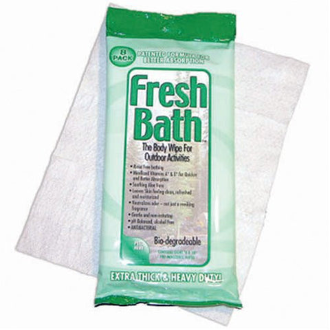 Tender Fresh Bath Wipes (8), (Pack of 3)