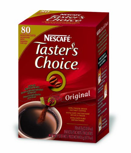 NESCAFÉ® Taster's Choice® Original Blend Stick Packs, 0.06 oz., 80/Ct