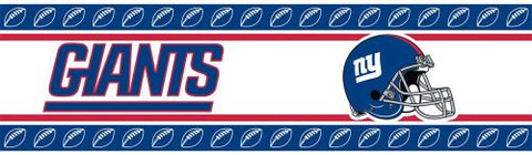 WALL BORDER New York Giants - Color Multi - Size 0,5x15
