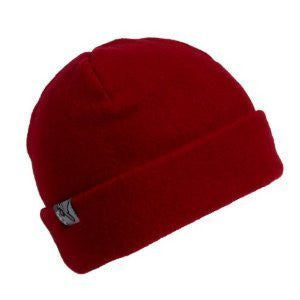 The Hat, Heavyweight Fleece Watch Cap Beanie, Red