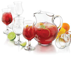 Libbey San Vicente Sangria Pitcher Set, 7-Piece, Clear – Capital Books and  Wellness