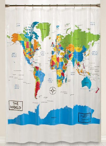 The World Peva Vinyl Shower Curtain