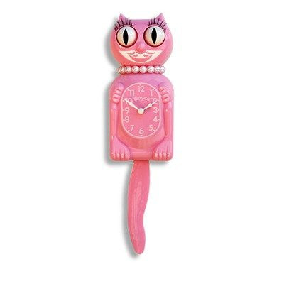 Pink Miss Kitty-Cat Clock