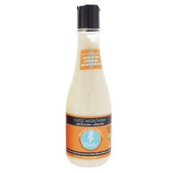 Curls Milkshake Light Curl Styling Lotion, 8-Ounce Bottle
