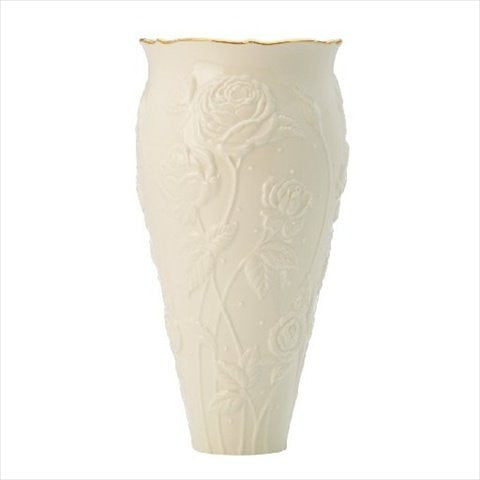 IVORY ROSE LARGE VASE