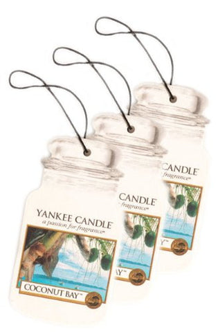 Yankee Candle Car Jar 3 Pack Coconut Bay