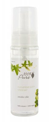 100% Pure Facial Cleansing Foam Cucumber Juice 6 oz