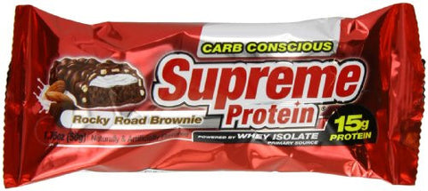 Supreme Protein
Carb Conscious
Quadruple Layer Protein Bar