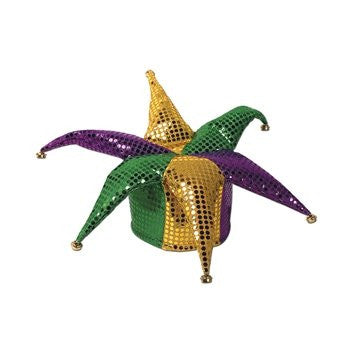 Glitz 'N Gleam Jester Hat (w/bells) Party Accessory  (1 count)