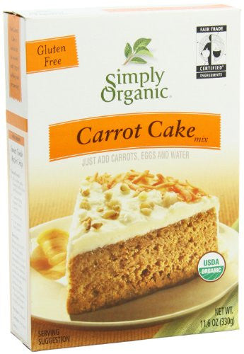 Carrot Cake Mix Organic 11.6 OZ (Pack of 3)