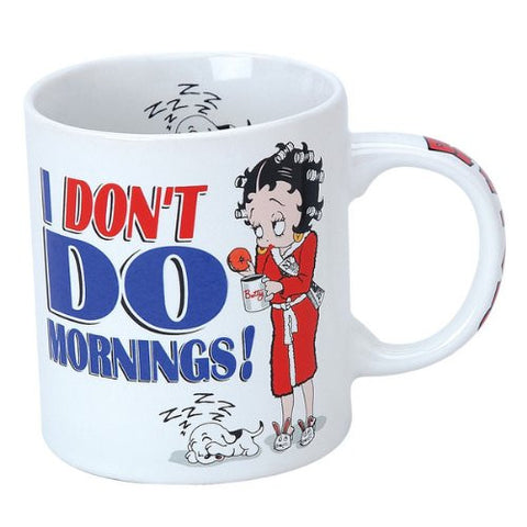 Betty Boop Mug by NJ Croce - "I don't do mornings"