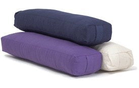 Pranayama Cotton Yoga Bolster - Blue