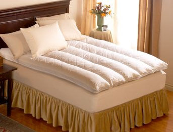 Baffle Channel Euro Rest Feather Bed Queen
