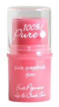 100% Pure, Pink Grapefruit, Fruit Pigmented Lip & Cheek Tint 0.26 oz / 7.5 g