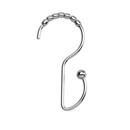 Umbra Ride Metal Shower Curtain Rings, Set of 12