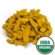 Turmeric Root Sliced Organic - Curcuma longa, 1 lb