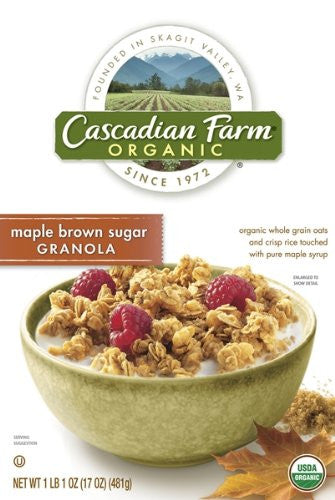 Cascadian Farms Granola Maple & Brown Sugar 17.0 OZ