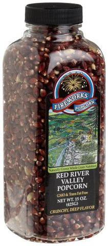 15 oz. Popcorn Square Plastic Bottles - Red River Valley