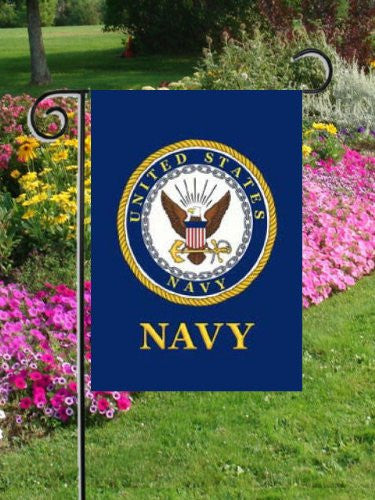 NAVY - United States Navy - Garden Size 12 Inch X 18 Inch Decorative Flag