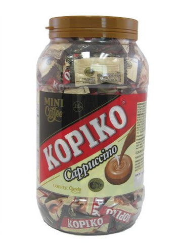Kopiko Cappuccino Candy in Jar 28oz