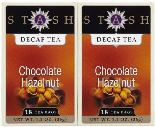 Chocolate Hazelnut DECAF Tea 18 Bags (Pack of 2)