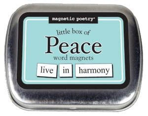Magnetic Poetry - Little Box of Peace