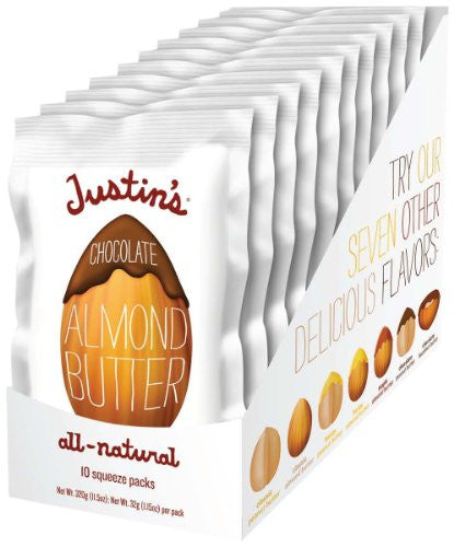 Justins Nut Butter Chocolate Almond Squeeze Packet 1.15 OZ