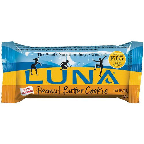 Luna Nutrition Bar Peanut Butter Cookie -- 15 Bars