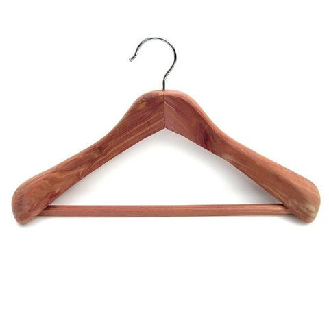 Household Essentials CedarFresh Deluxe Cedar Coat Hanger with Fixed Bar