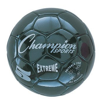 Champion Sports Extreme Series Soccer Ball Size 3 (Color: Black (EX3BK) Size:)