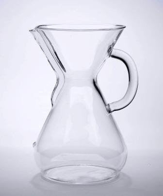 Chemex 8 cup Coffeemaker, Glass Handle, 40 oz.