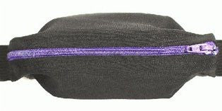 SPIBelt - Small Personal Item Belt - Black / Purple
