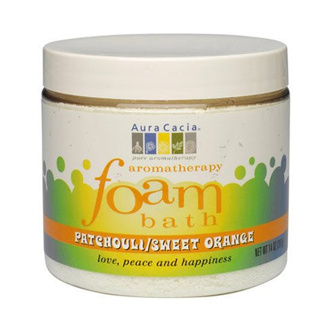 Aura Cacia Foam Bath Patchouli Orange 14.0 OZ
