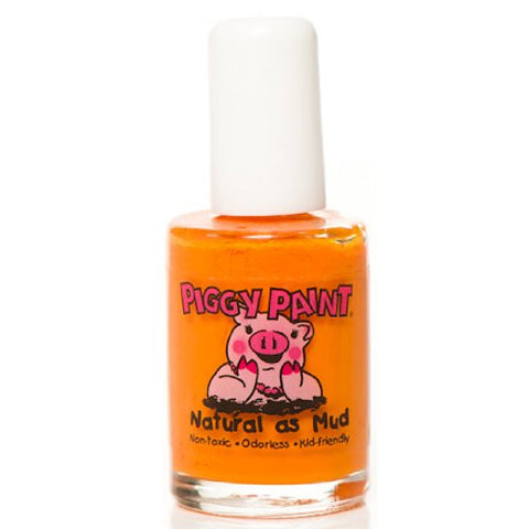 Piggy Paint Non-toxic Nail Polish (Mac-n-cheese Please - Vibrant Orange)